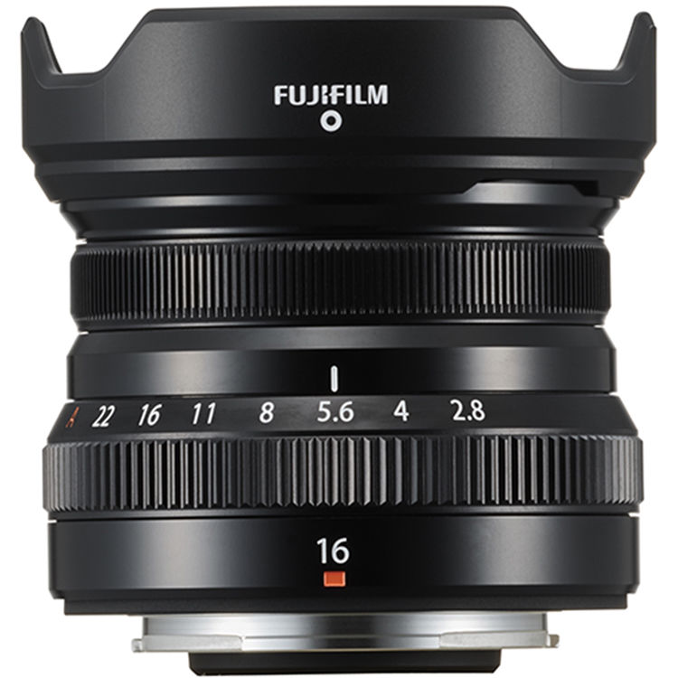 Lente Fujifilm XF 16mm f/2.8 R WR (Negro) - vista trasera