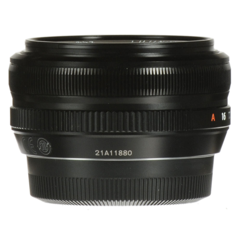 Lente Fujifilm XF 18mm f/2 R - vista trasera