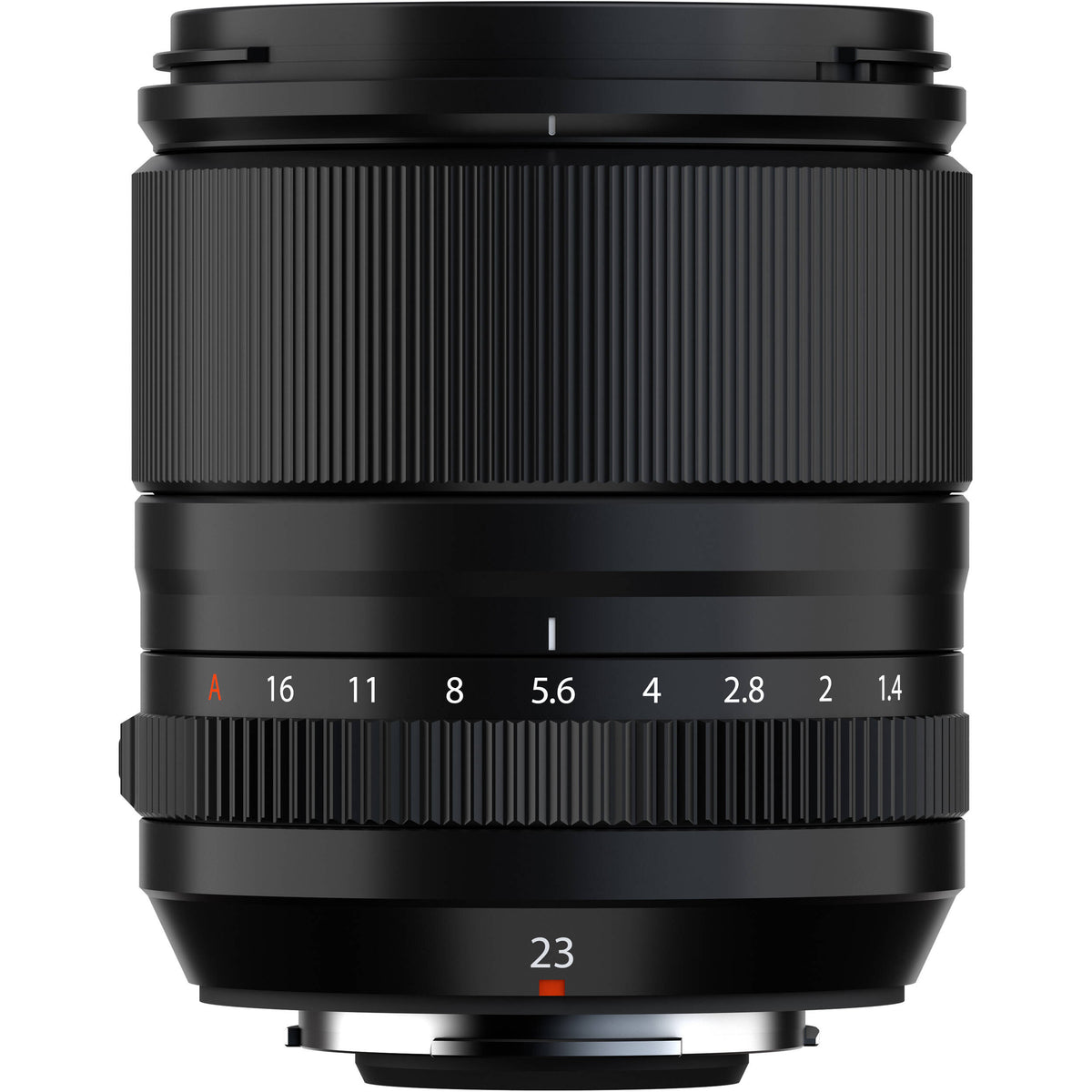 Lente Fujifilm XF 23mm f/1.4 R LM WR - vista frontal