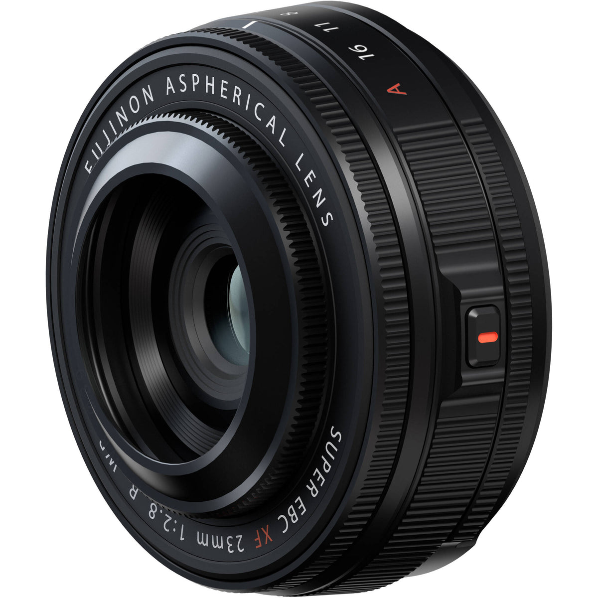 Lente Fujifilm XF 23mm f/2.8 R WR (Negro) - vista lateral