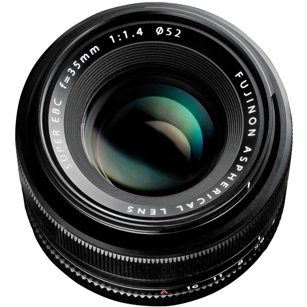 Lente Fujifilm XF 35mm f/1.4 R - vista frontal