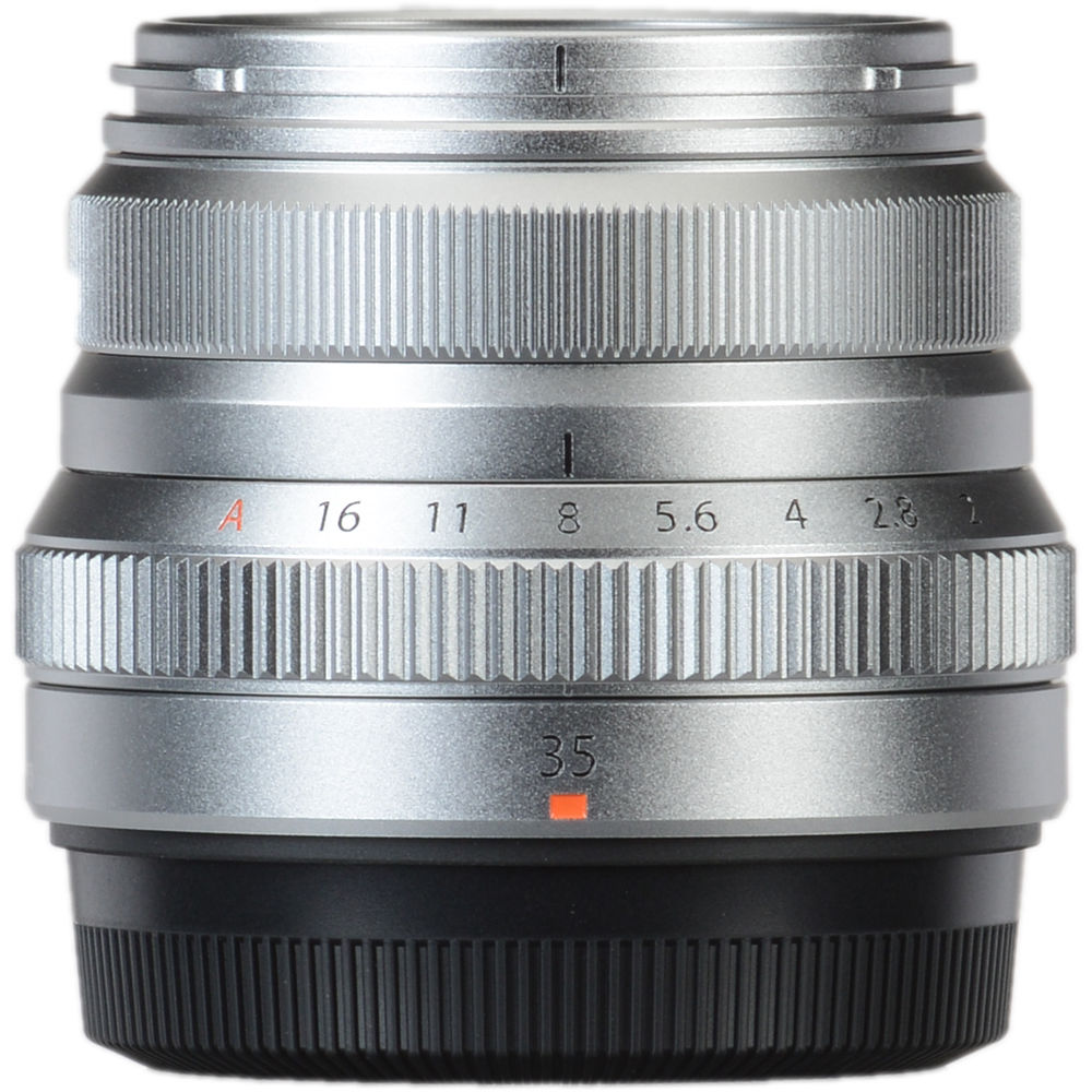 Lente Fujifilm XF 35mm f/2 R WR (Plateado) - contenido de la caja