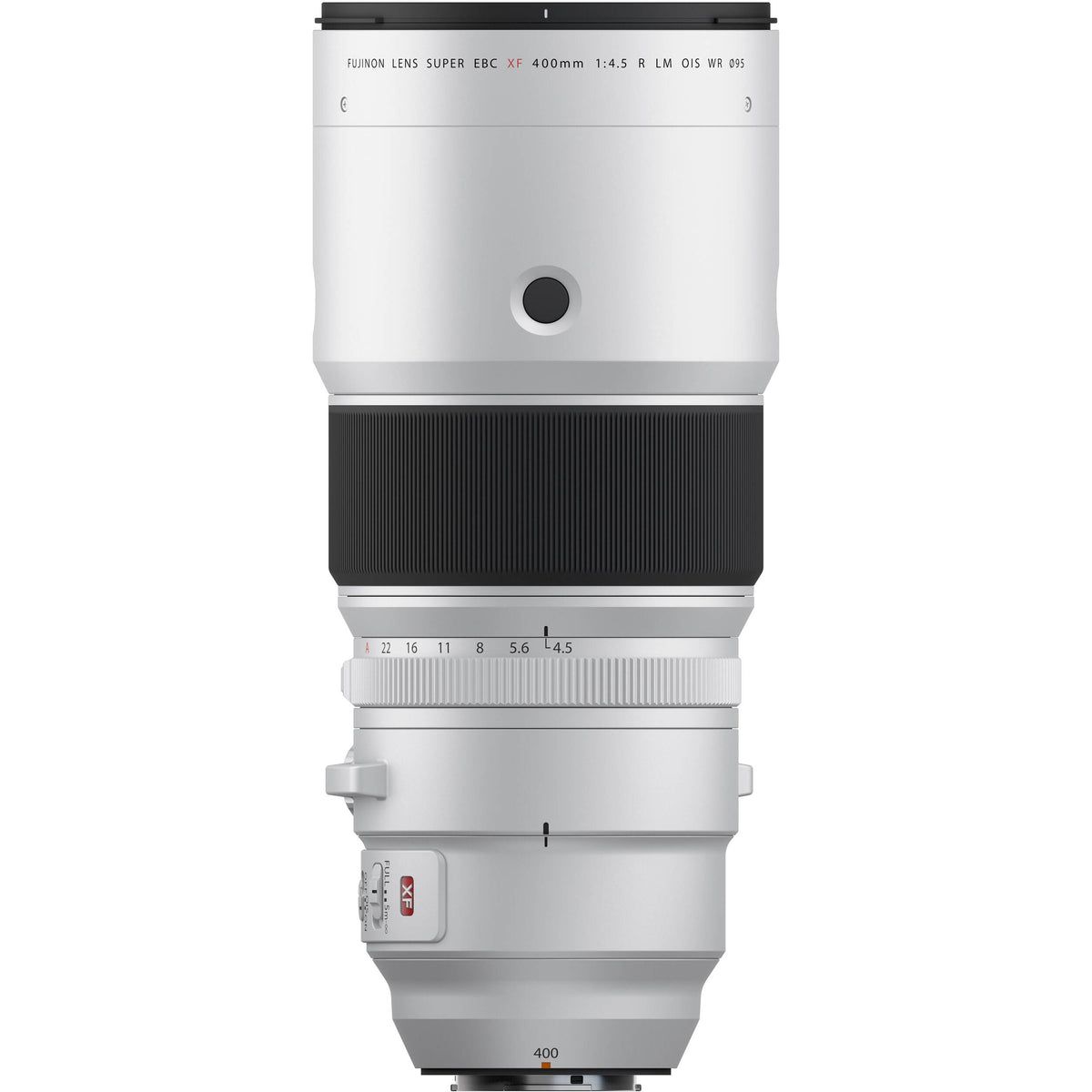 Lente Fujifilm XF 400mm f/4.5 R LM OIS WR - vista frontal