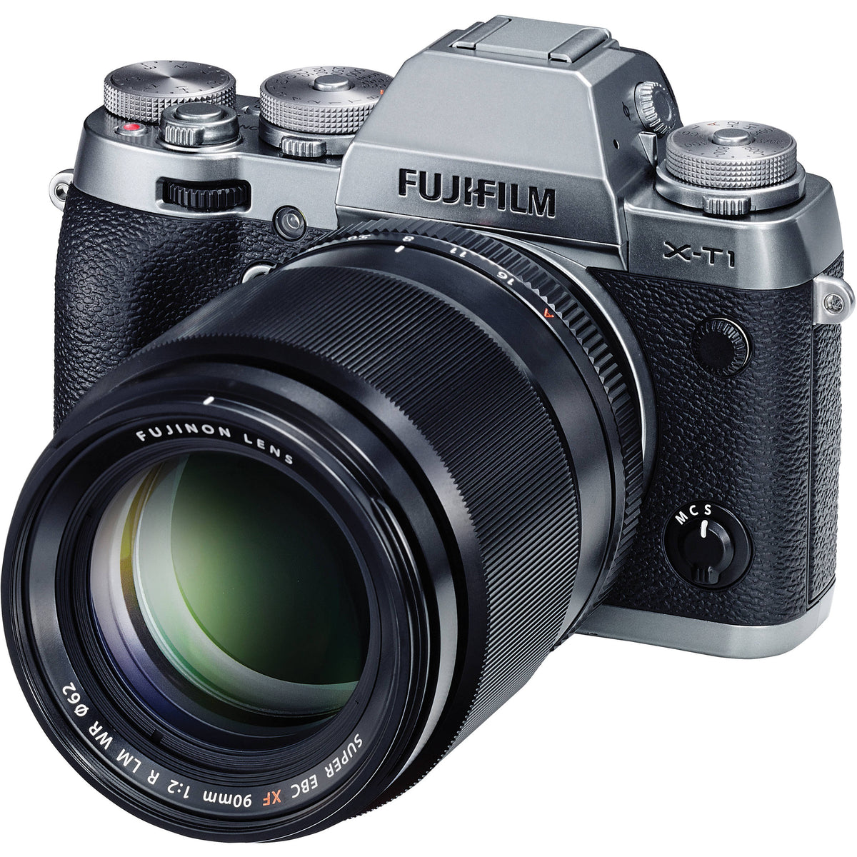 Lente Fujifilm XF 90mm f/2 R LM WR - vista lateral