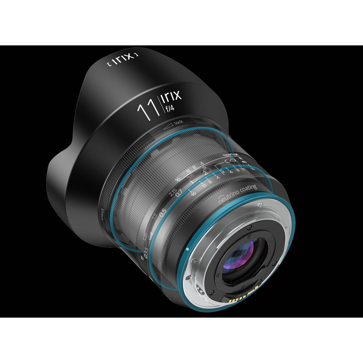 Lente IRIX 11mm f/4 Blackstone - detalle