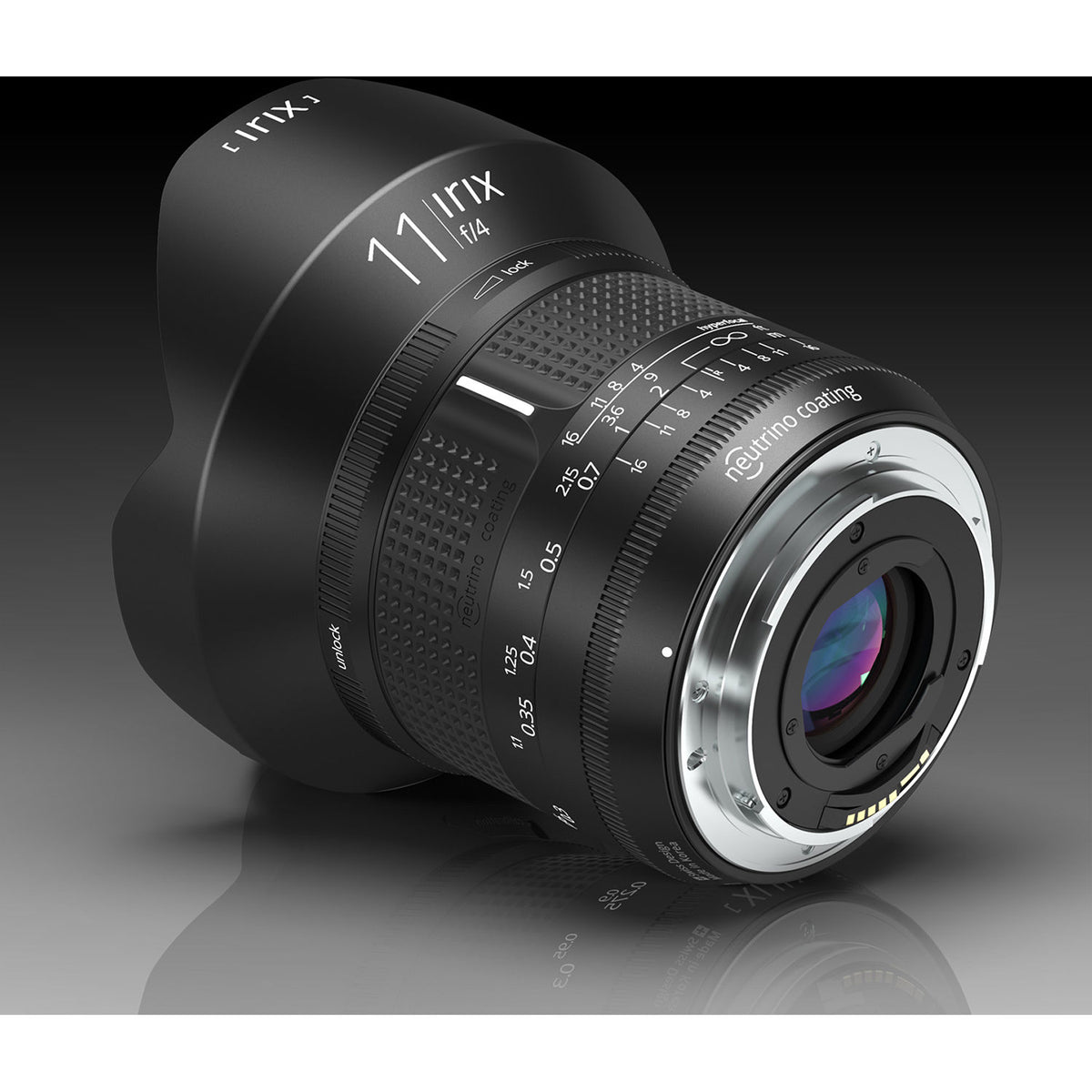 Lente IRIX 11mm f/4 Firefly - detalle