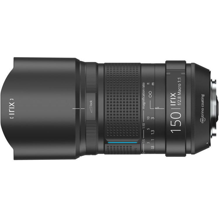 Lente IRIX 150mm f/2.8 Macro 1:1 - vista frontal