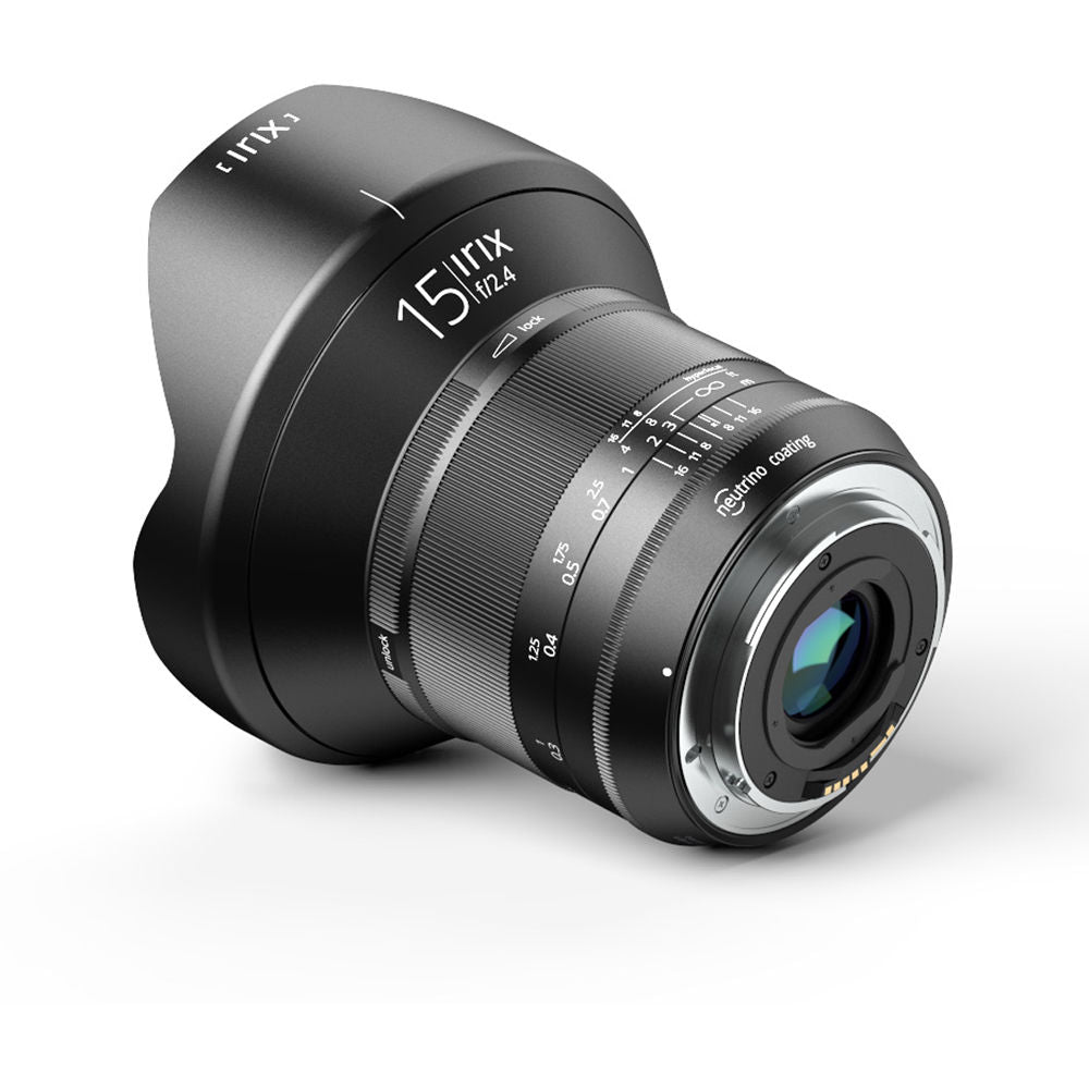 Lente IRIX 15mm f/2.4 Blackstone - vista lateral
