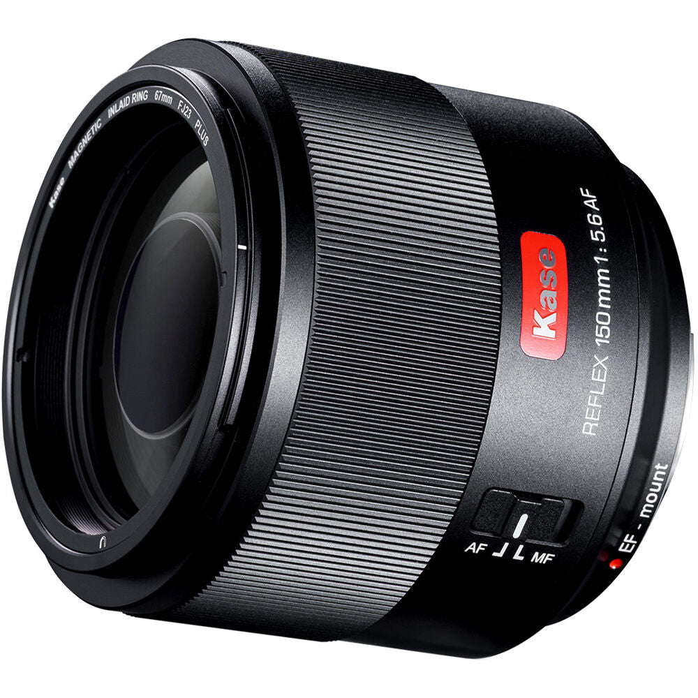 Lente Kase 150mm f/5.6 AF Reflex Mirror - vista principal