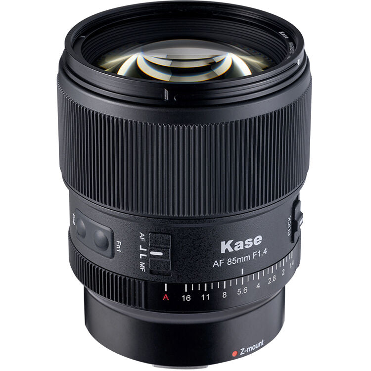 Lente Kase 85mm f/1.4 AF - vista principal