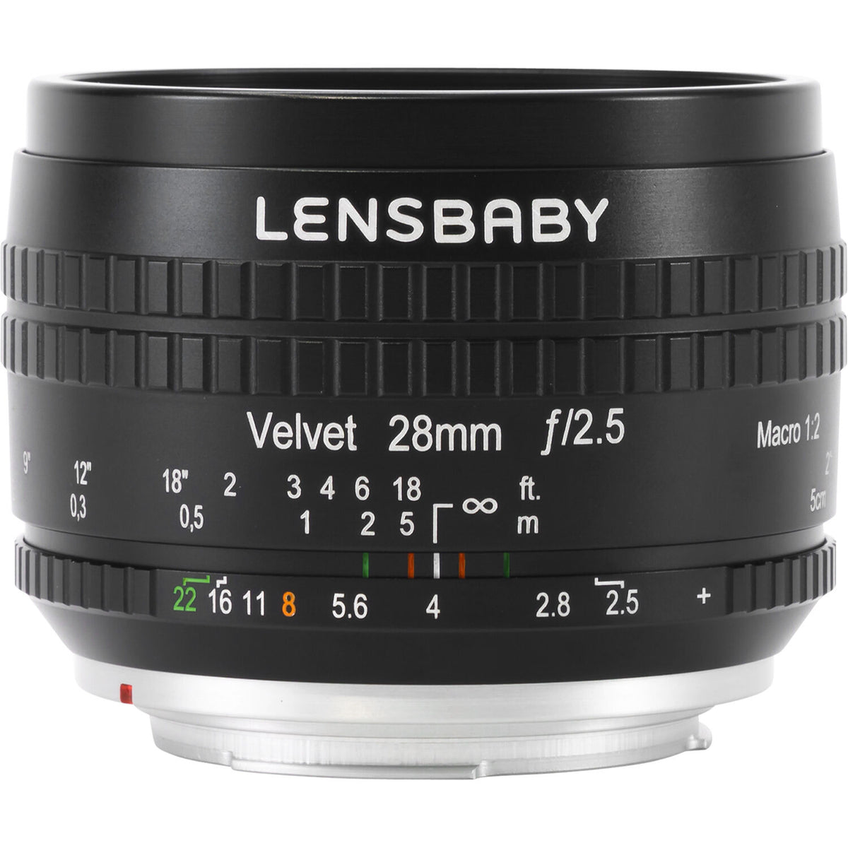 Lente Lensbaby Velvet 28mm f/2.5 (Negro) - vista principal