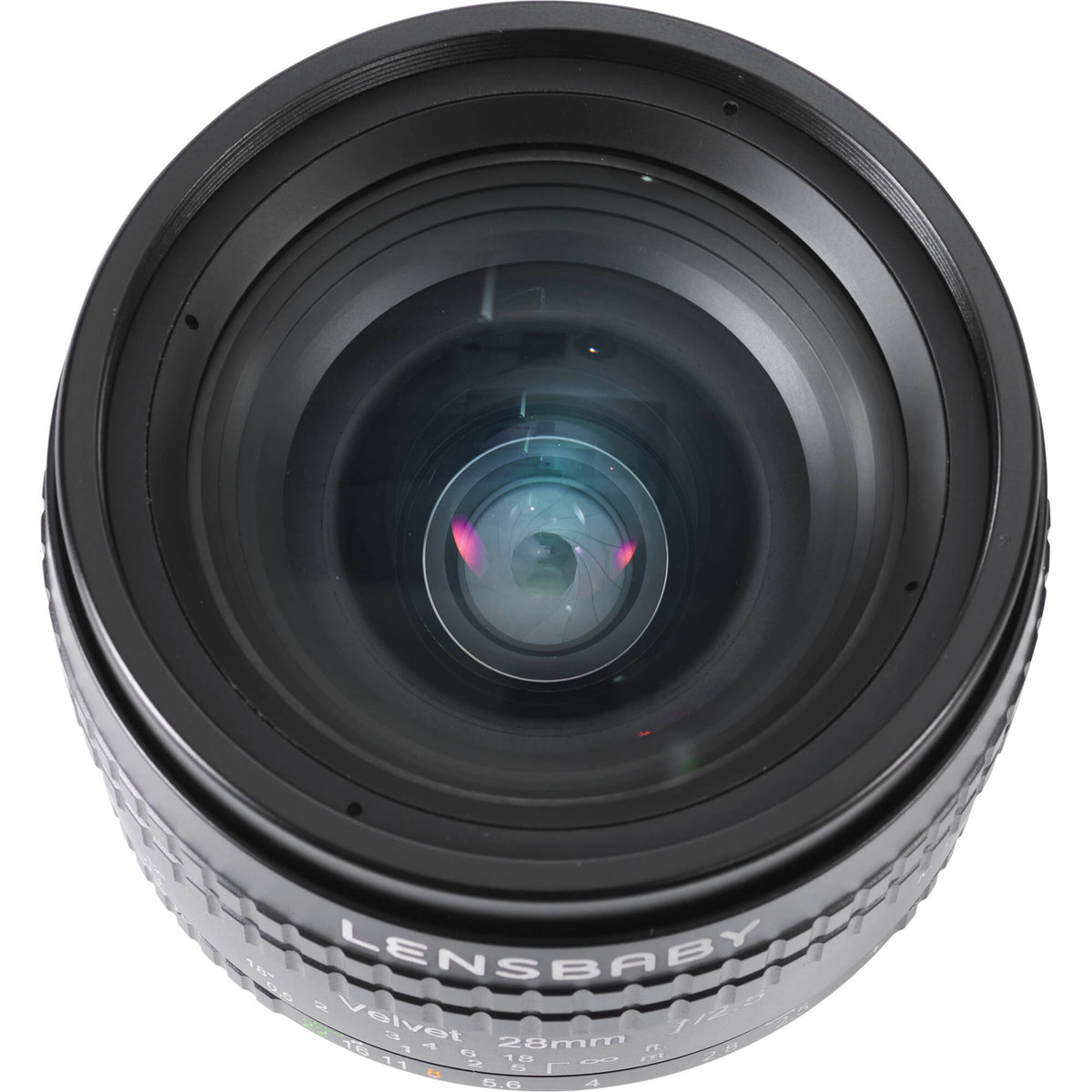 Lente Lensbaby Velvet 28mm f/2.5 (Negro) - vista trasera