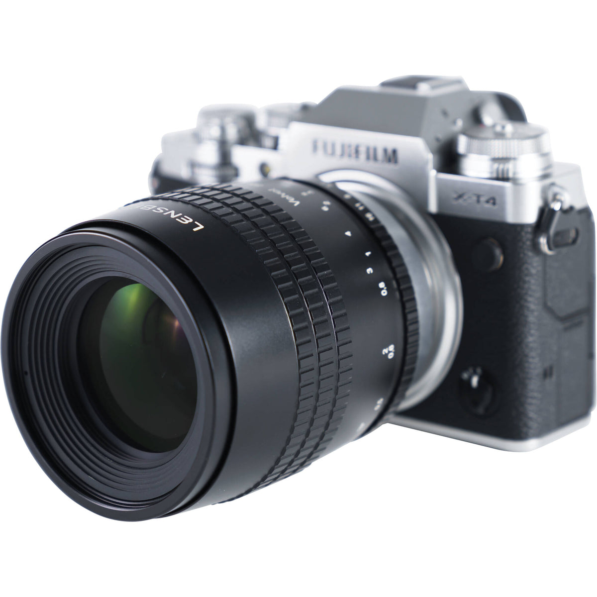 Lente Lensbaby Velvet 85mm f/1.8 - vista lateral