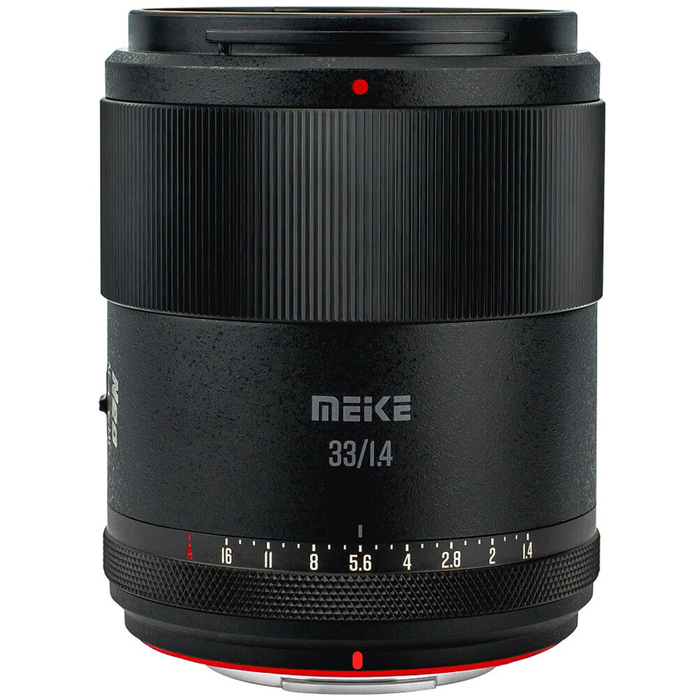 Lente Meike 33mm f/1.4 AF - vista principal