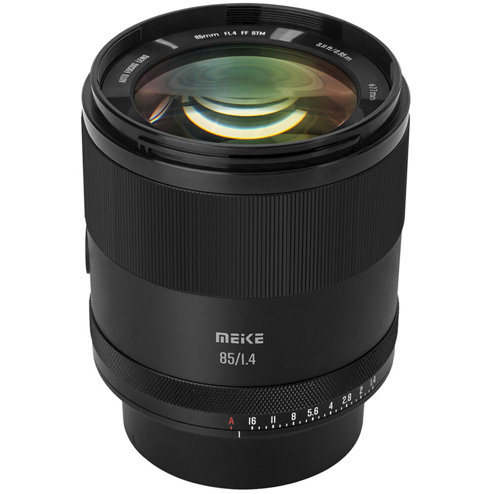 Lente Meike 85mm f/1.4 AF - vista principal