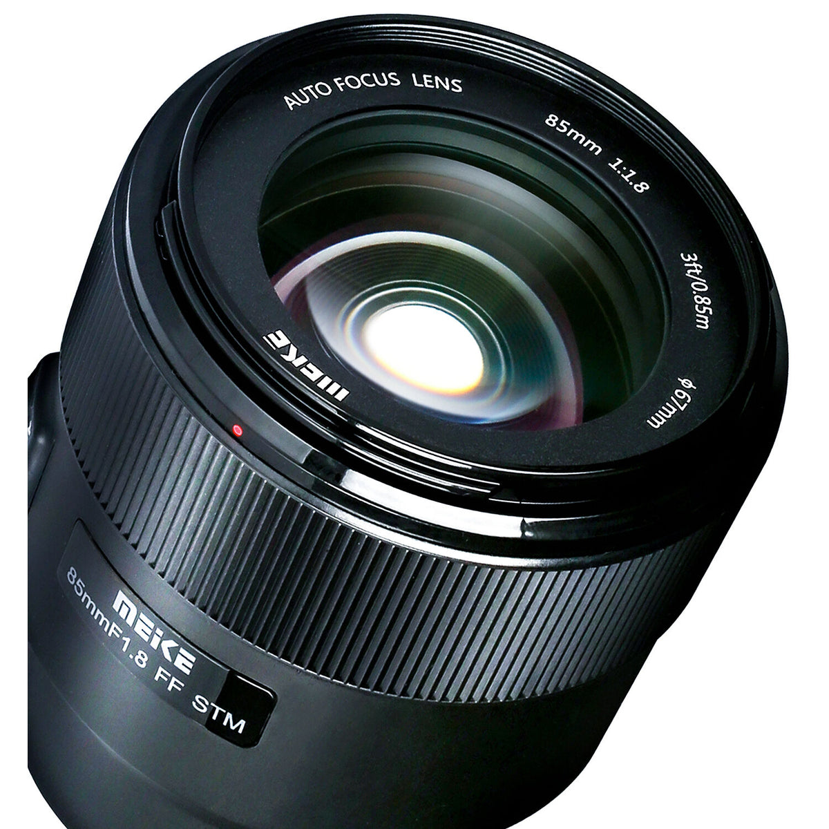 Lente Meike 85mm f/1.8 Full Frame AF - vista trasera
