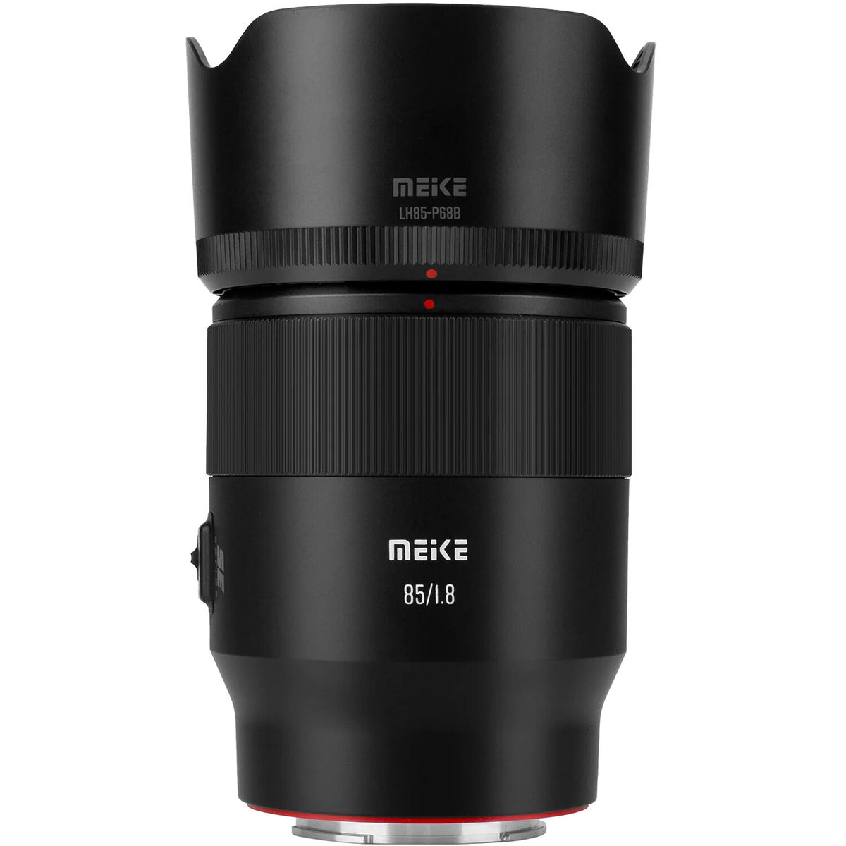 Lente Meike 85mm f/1.8 SE Mark II - contenido de la caja