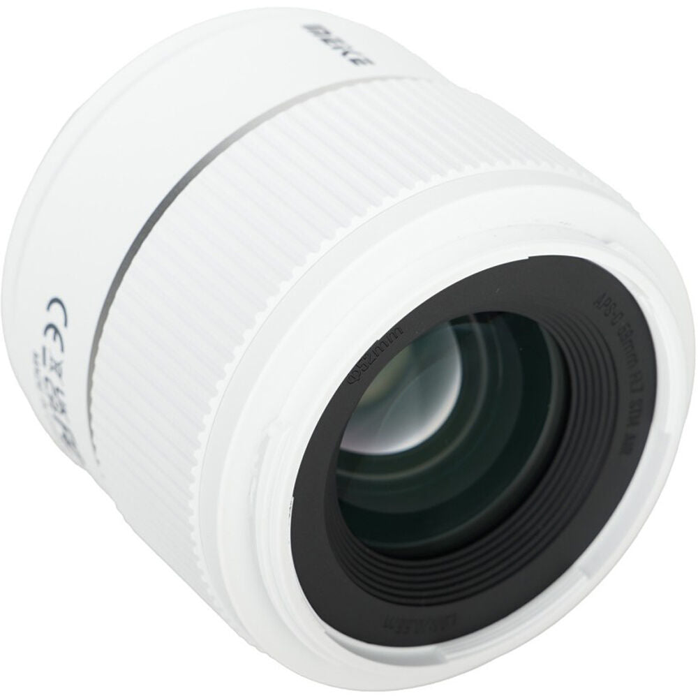 Lente Meike AF 56mm f/1.7 Air (Blanco) - vista lateral