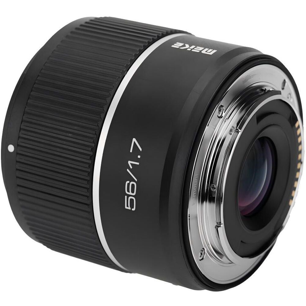 Lente Meike AF 56mm f/1.7 Air (Negro) - vista lateral