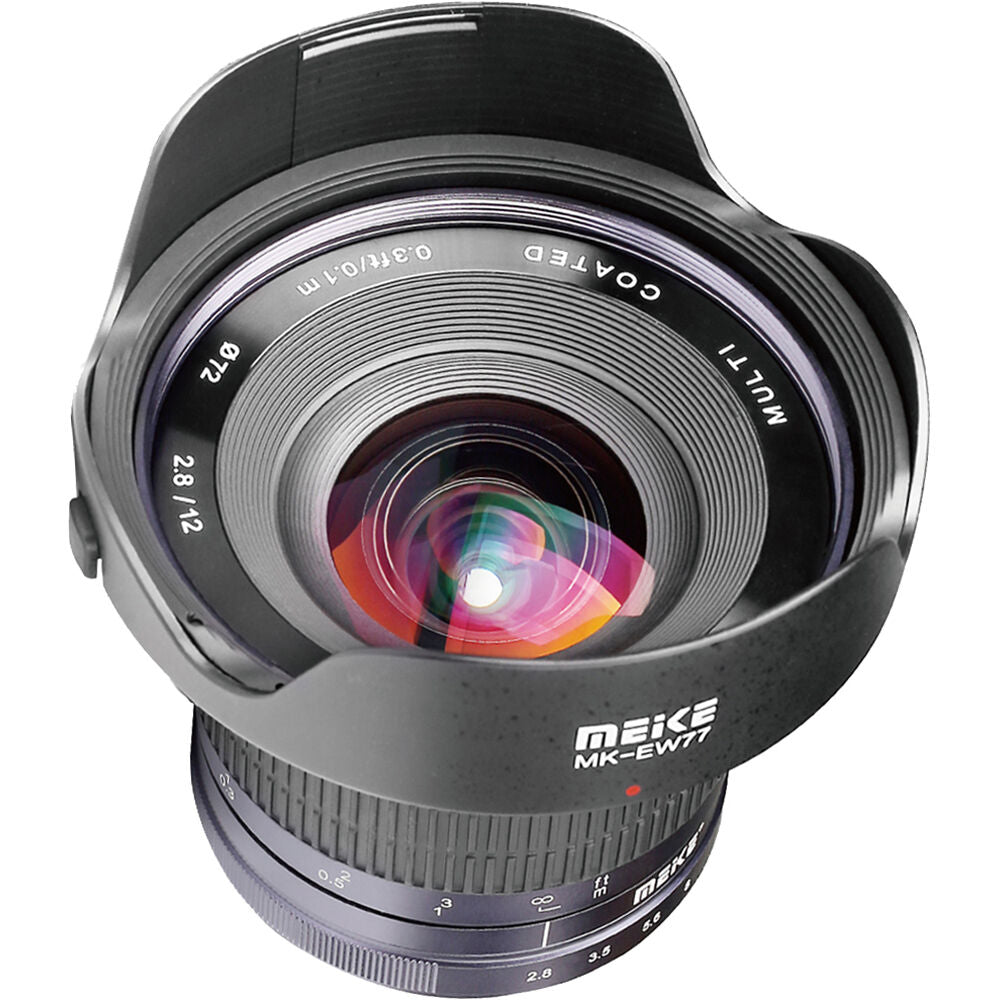 Lente Meike MK-12mm f/2.8 - vista principal