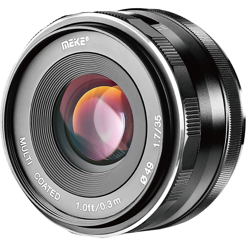 Lente Meike MK-35mm f/1.7 - vista frontal