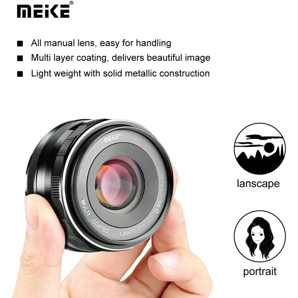Lente Meike MK-35mm f/1.7 - detalle