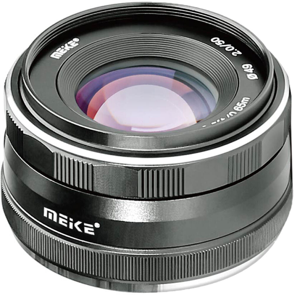 Lente Meike MK-50mm f/2 - vista principal