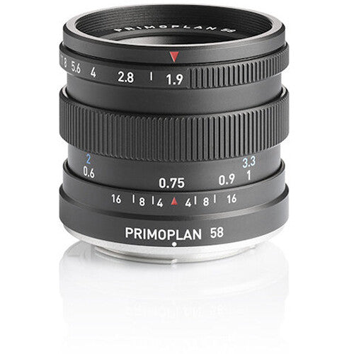 Lente Meyer-Optik Gorlitz Primoplan 58mm f/1.9 II - vista frontal