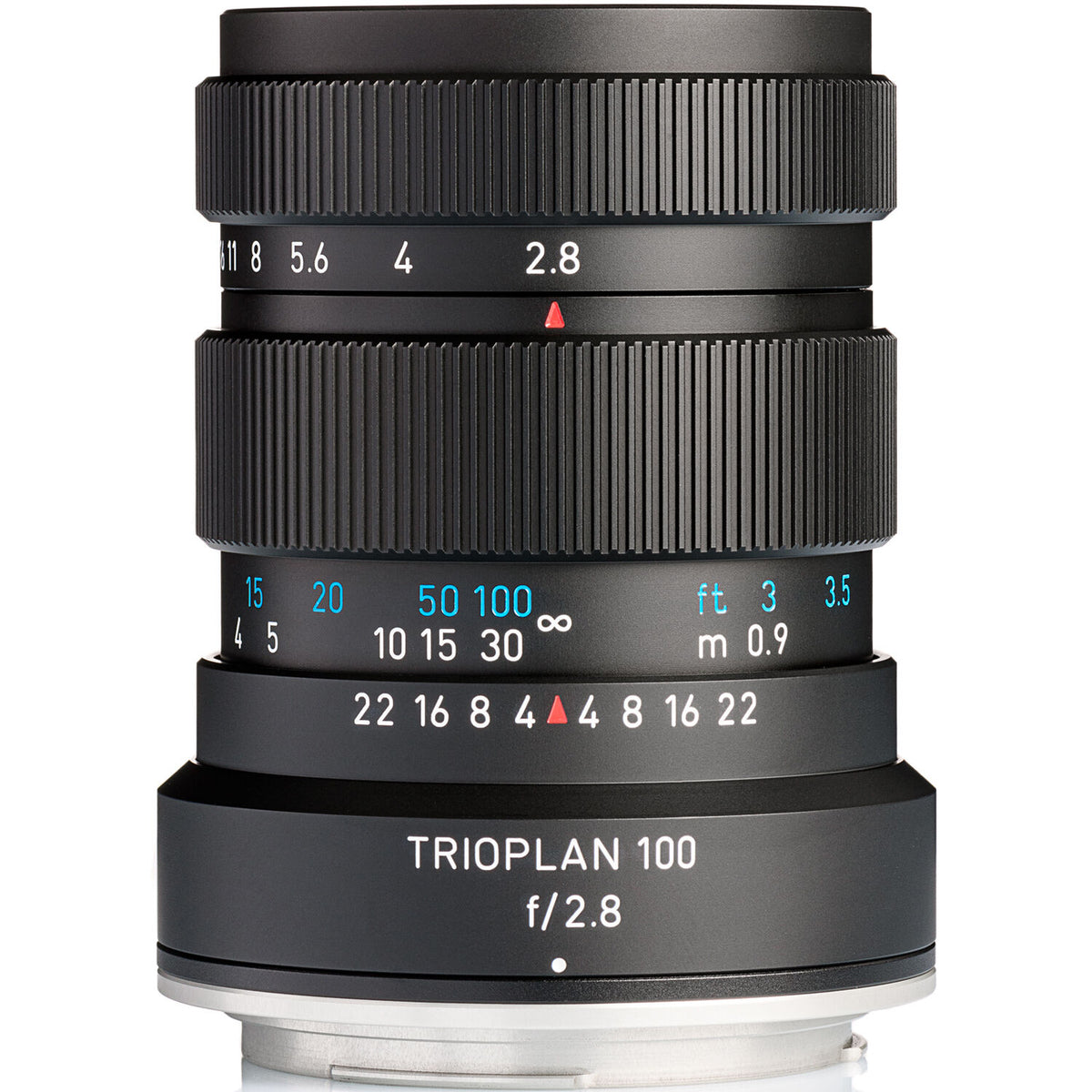 Lente Meyer-Optik Gorlitz Trioplan 100mm f/2.8 II (Negro) - vista principal