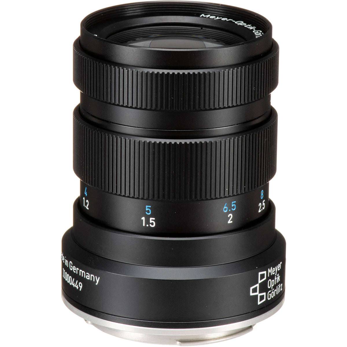 Lente Meyer-Optik Gorlitz Trioplan 100mm f/2.8 II (Negro) - vista lateral