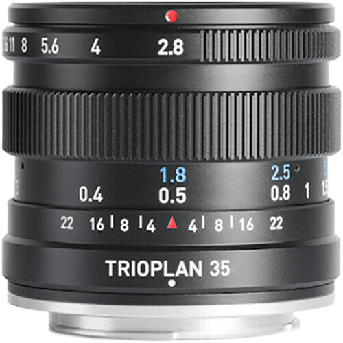 Lente Meyer-Optik Gorlitz Trioplan 35mm f/2.8 II - vista principal