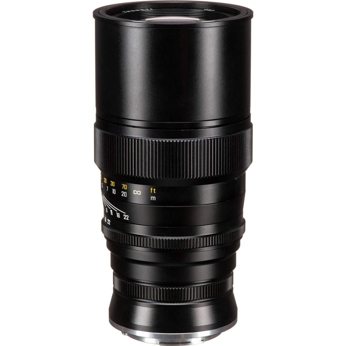 Lente Mitakon Zhongyi Creator 135mm f/2.5 - vista frontal