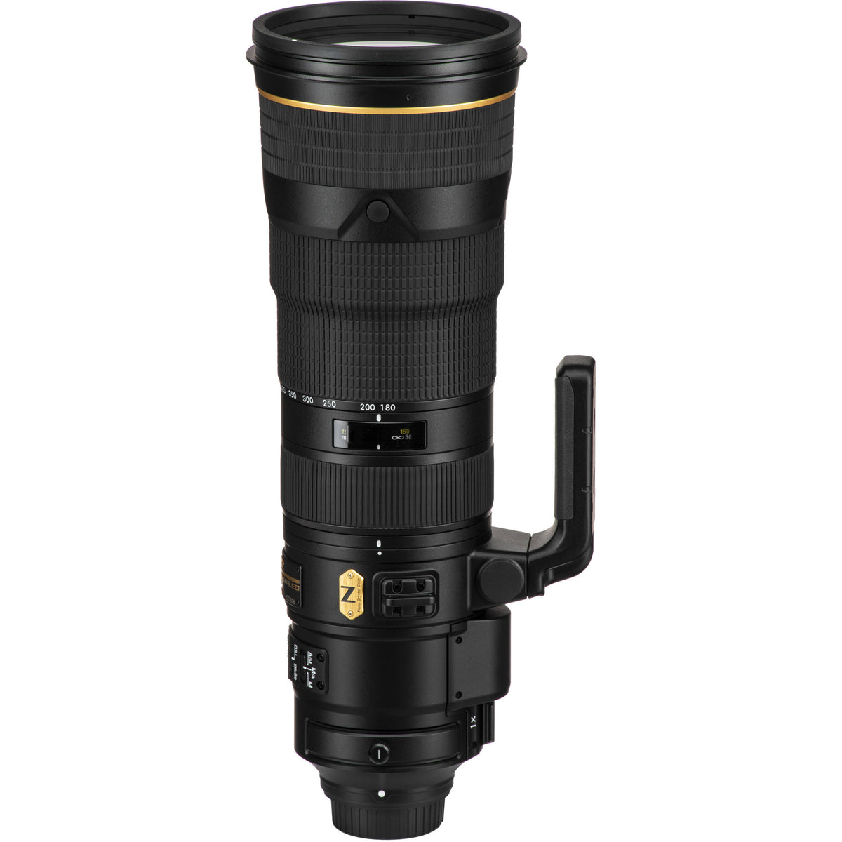 Lente Nikon AF-S NIKKOR 180-400mm f/4E TC1.4 FL ED VR - vista lateral