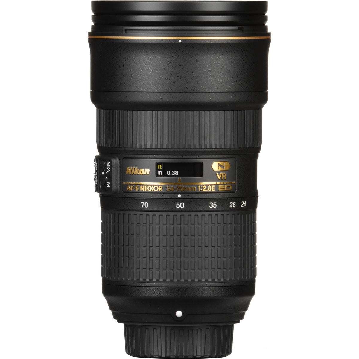 Lente Nikon AF-S NIKKOR 24-70mm f/2.8E ED VR - vista trasera