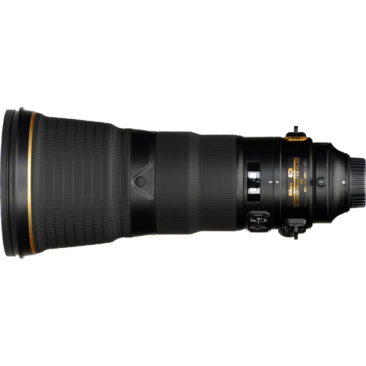 Lente Nikon AF-S NIKKOR 400mm f/2.8E FL ED VR - vista trasera