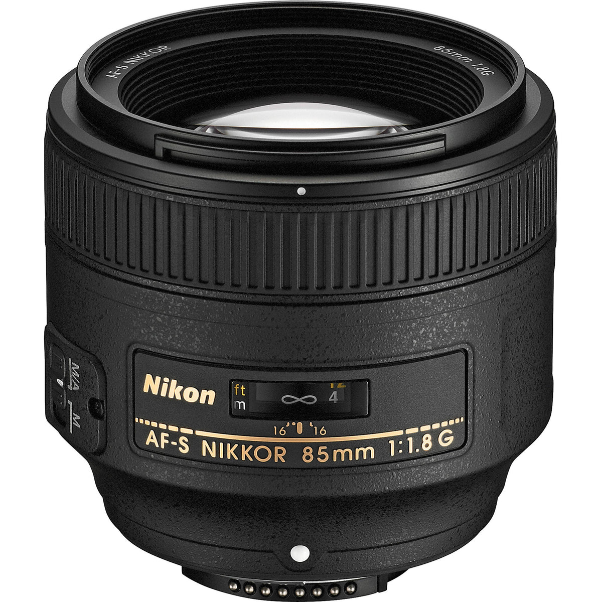 Lente Nikon AF-S NIKKOR 85mm f/1.8G - vista principal
