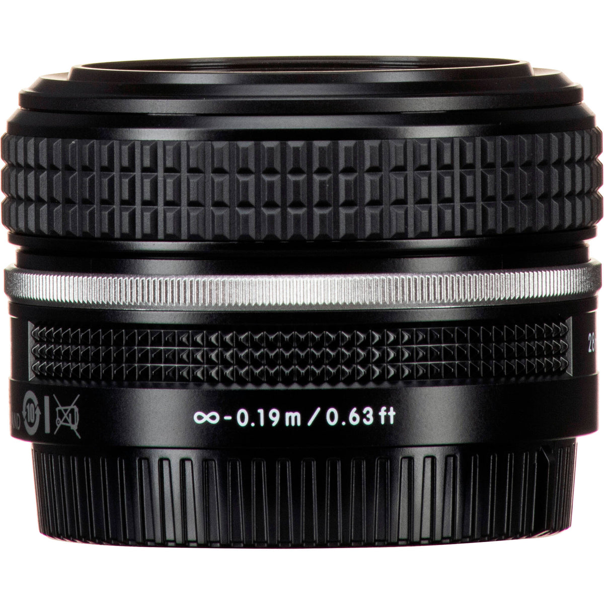 Lente Nikon NIKKOR Z 28mm f/2.8 (SE) - contenido de la caja