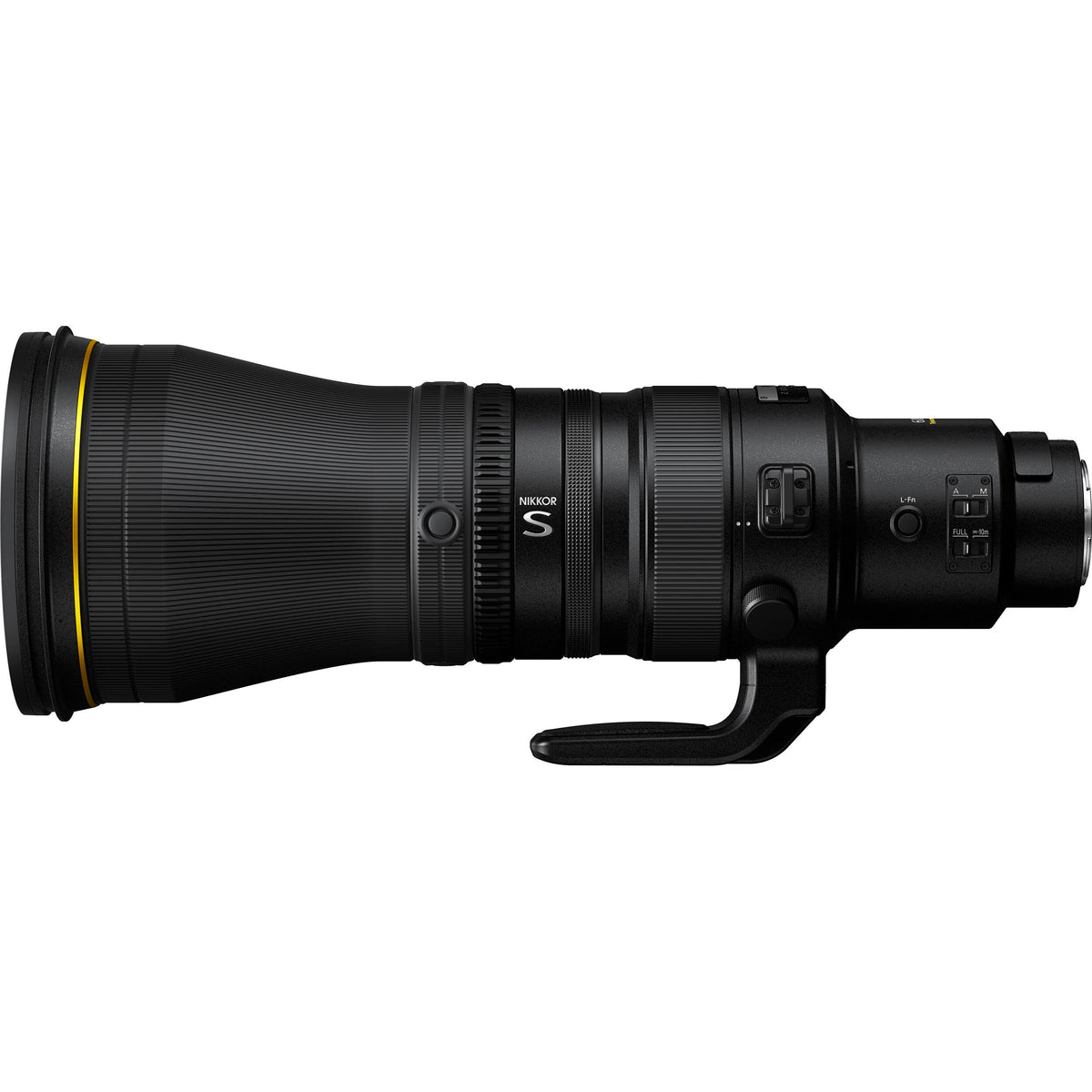 Lente Nikon NIKKOR Z 600mm f/4 TC VR S - vista lateral