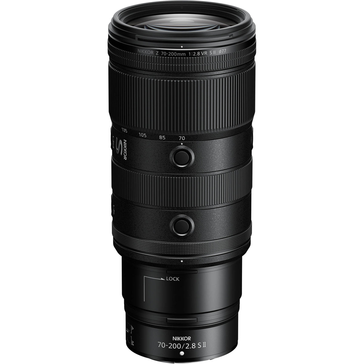 Lente Nikon NIKKOR Z 70-200mm f/2.8 VR S II - vista principal