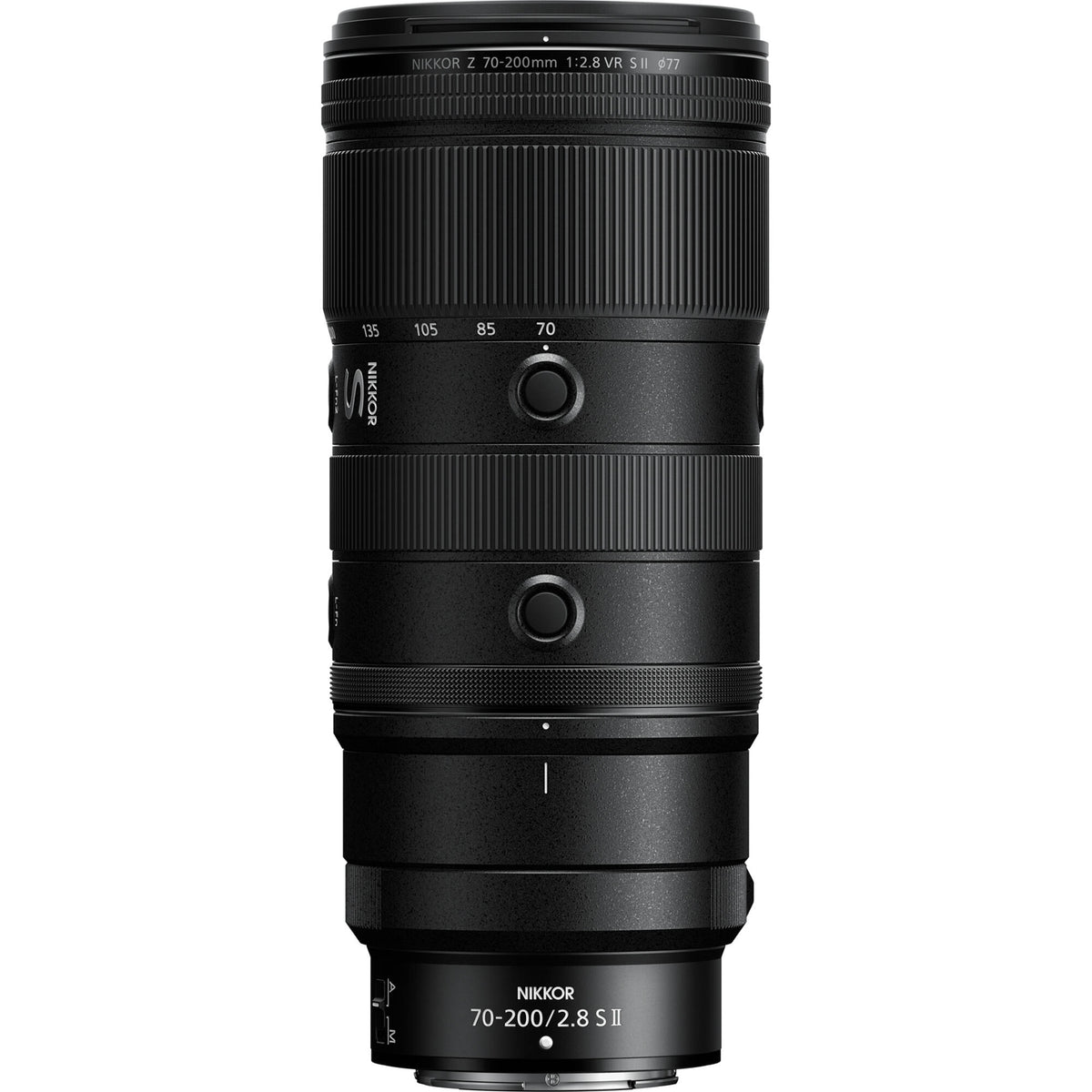 Lente Nikon NIKKOR Z 70-200mm f/2.8 VR S II - vista trasera