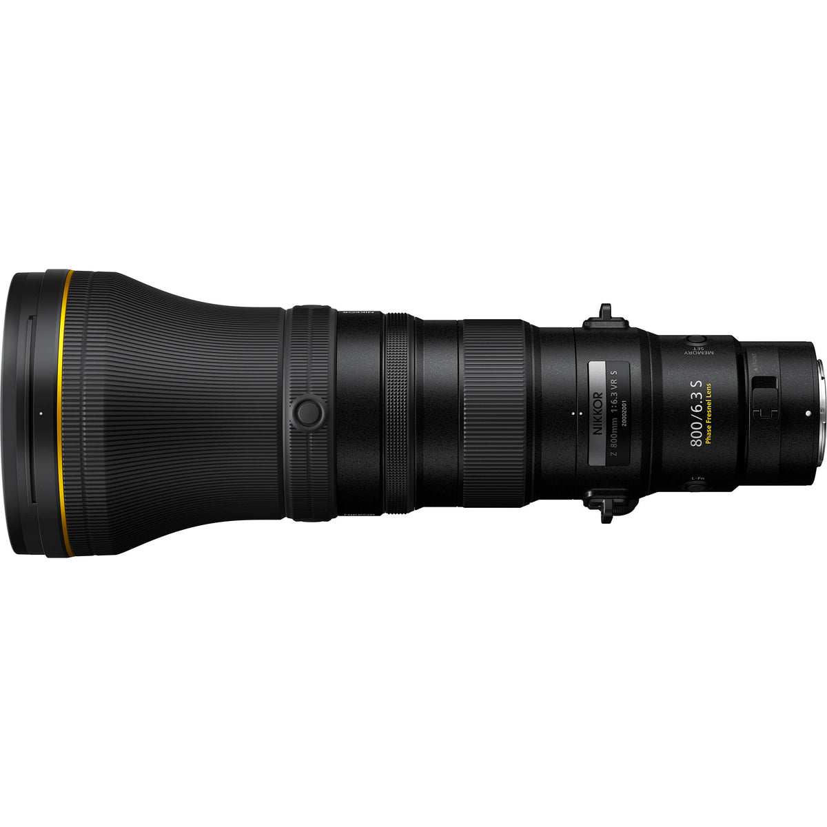 Lente Nikon NIKKOR Z 800mm f/6.3 VR S - vista frontal