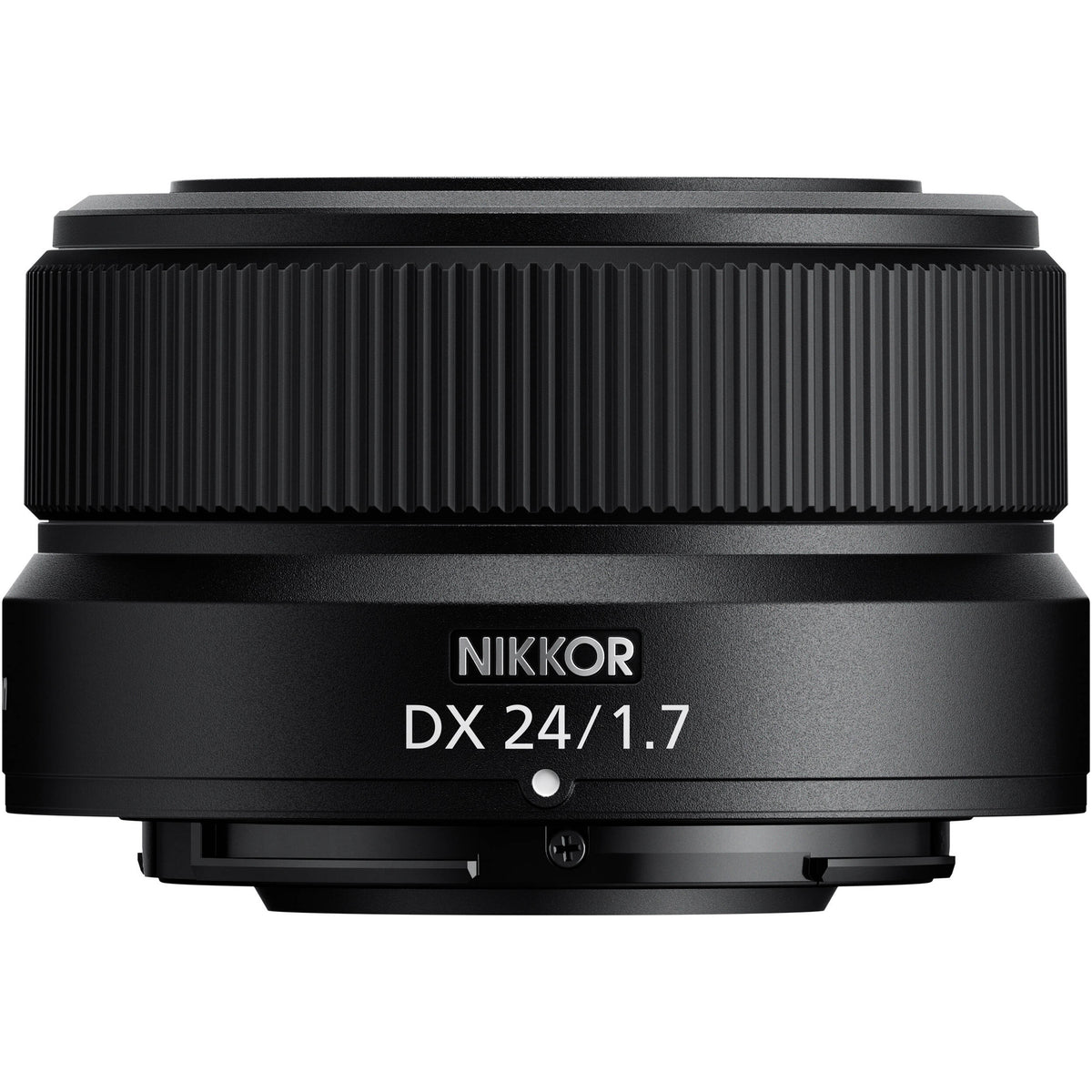 Lente Nikon NIKKOR Z DX 24mm f/1.7 - vista frontal