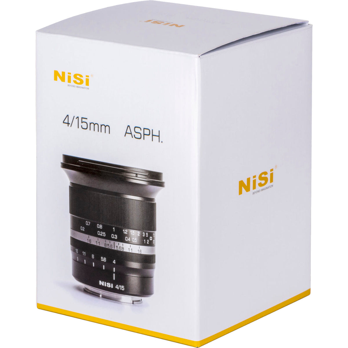 Lente NiSi 15mm f/4 Sunstar ASPH (Negro) - contenido de la caja