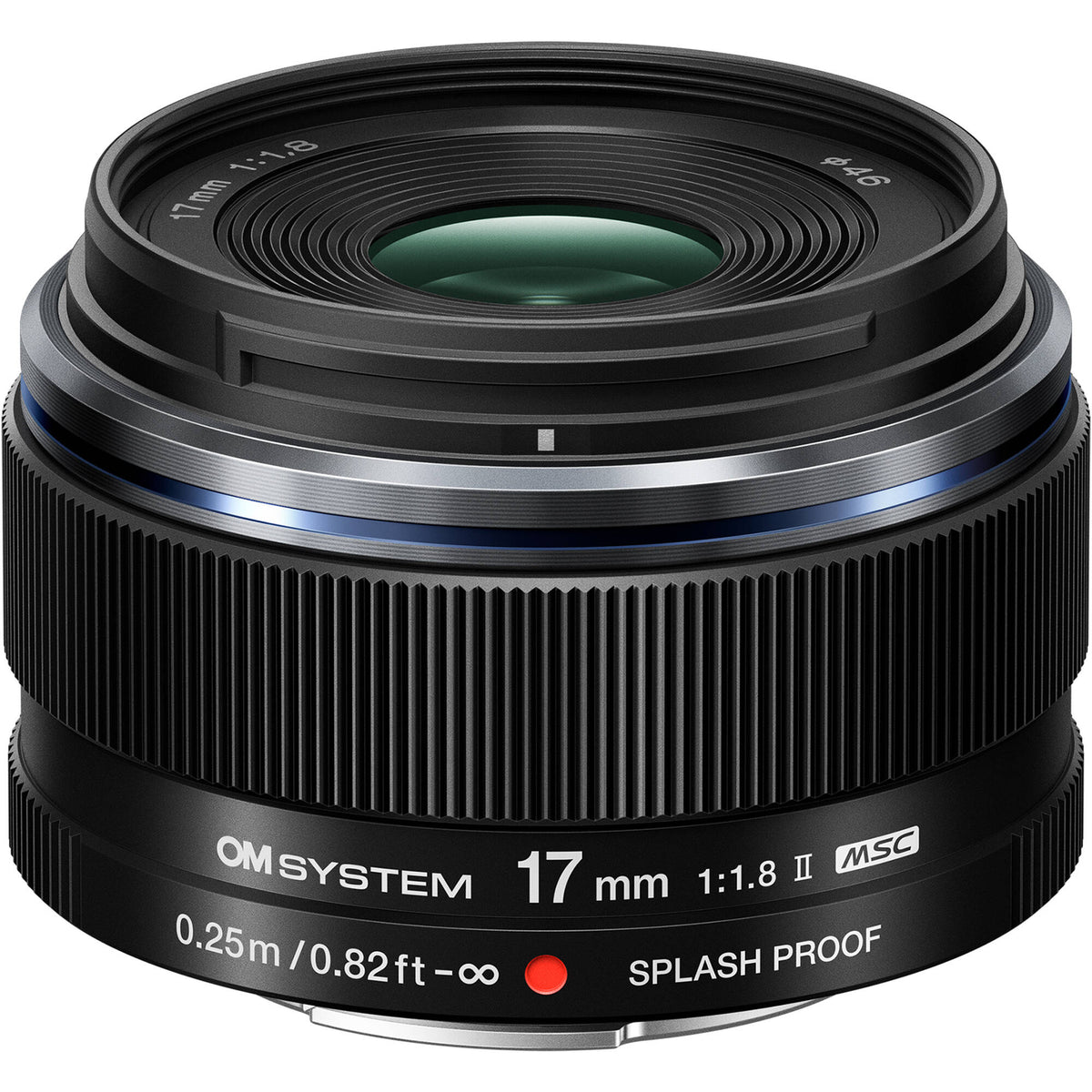 Lente OM System M.Zuiko Digital 17mm f/1.8 II - vista principal