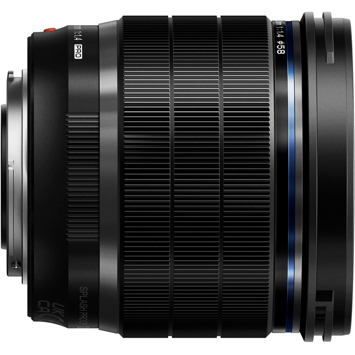 Lente OM System M.Zuiko Digital ED 20mm f/1.4 PRO - vista frontal