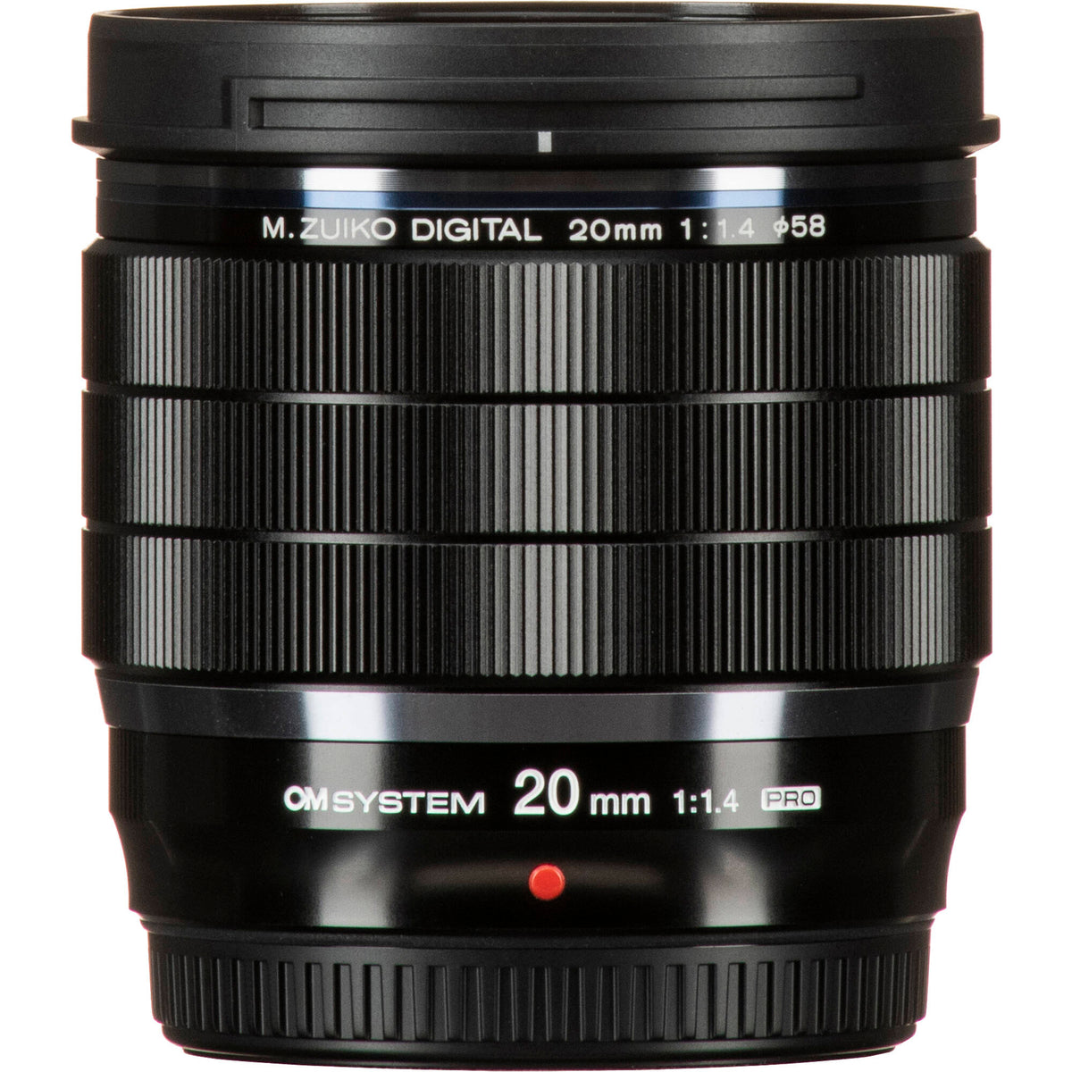 Lente OM System M.Zuiko Digital ED 20mm f/1.4 PRO - contenido de la caja