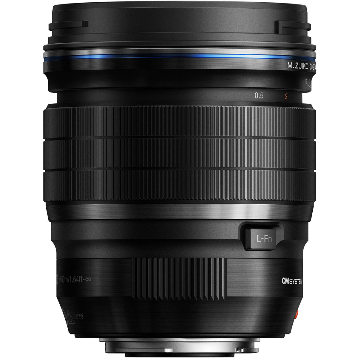 Lente OM System M.Zuiko Digital ED 45mm f/1.2 PRO - vista frontal