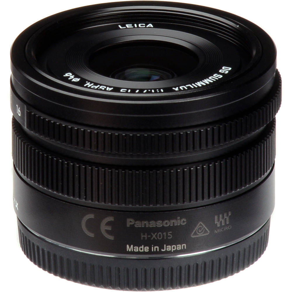 Lente Panasonic Leica DG Summilux 15mm f/1.7 ASPH. - puertos y conexiones