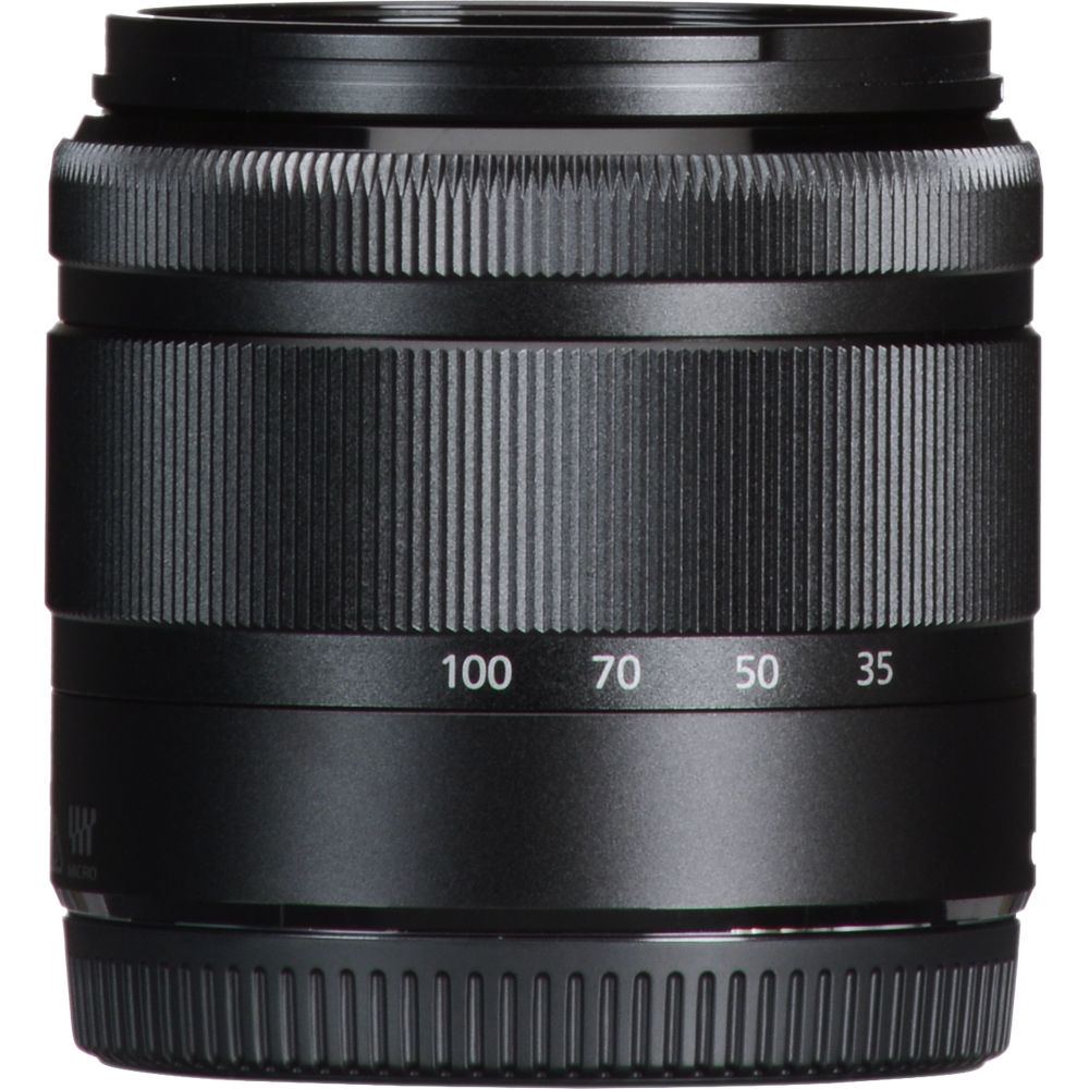 Lente Panasonic LUMIX G Vario 35-100mm f/4-5.6 ASPH. MEGA O.I.S. - contenido de la caja