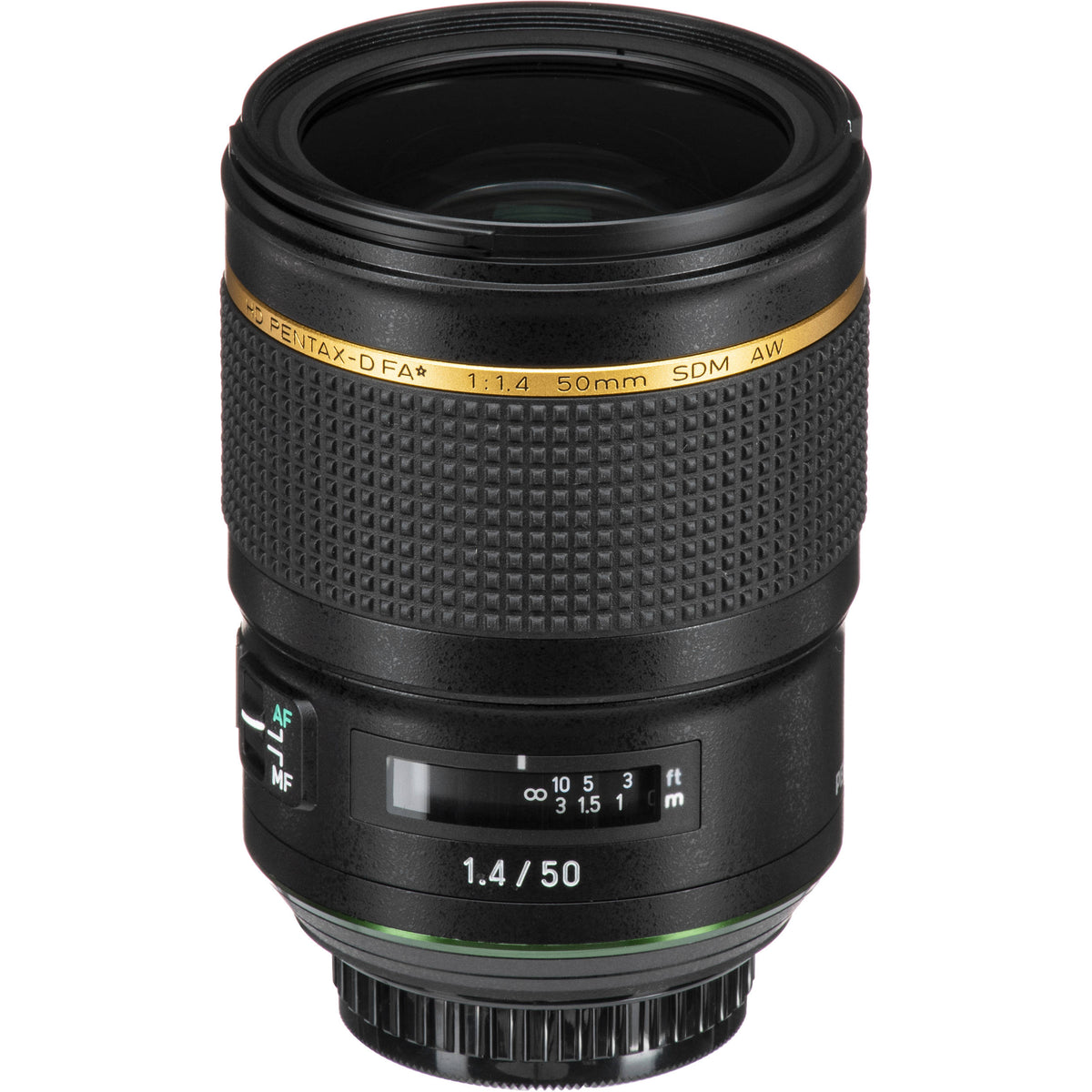 Lente Pentax HD FA 50mm f/1.4 SDM AW - detalle